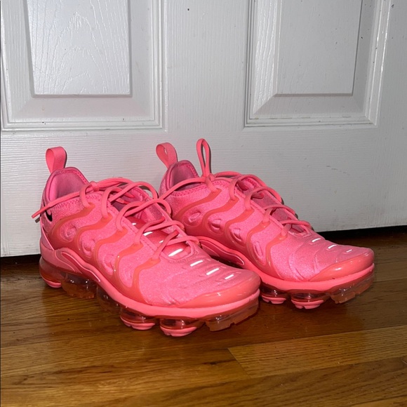 Nike Shoes - Nike Women's Bright Pink/Coral Air VaporMax Sneakers